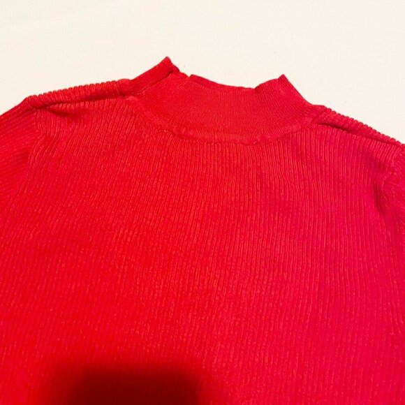 Zara Cutout Red Womens Long Dress Size Medium - Picture 11 of 15